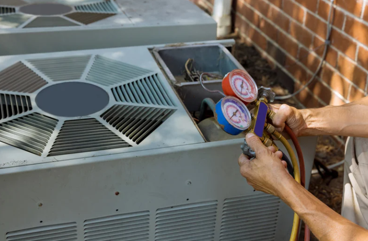 Persona repairing commercial HVAC service GTA
