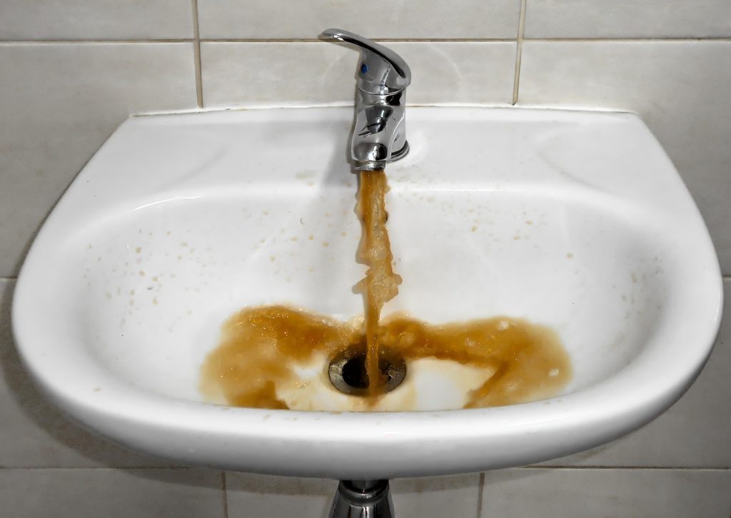 dirty water sink plumbing-heating services